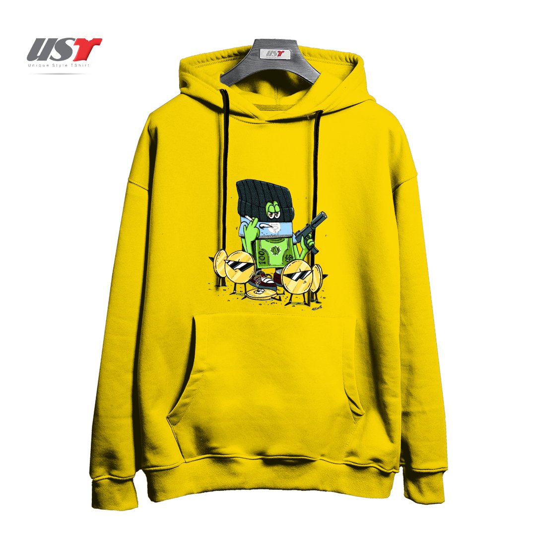 هودی اورسایز طرح GET MONEY GANG