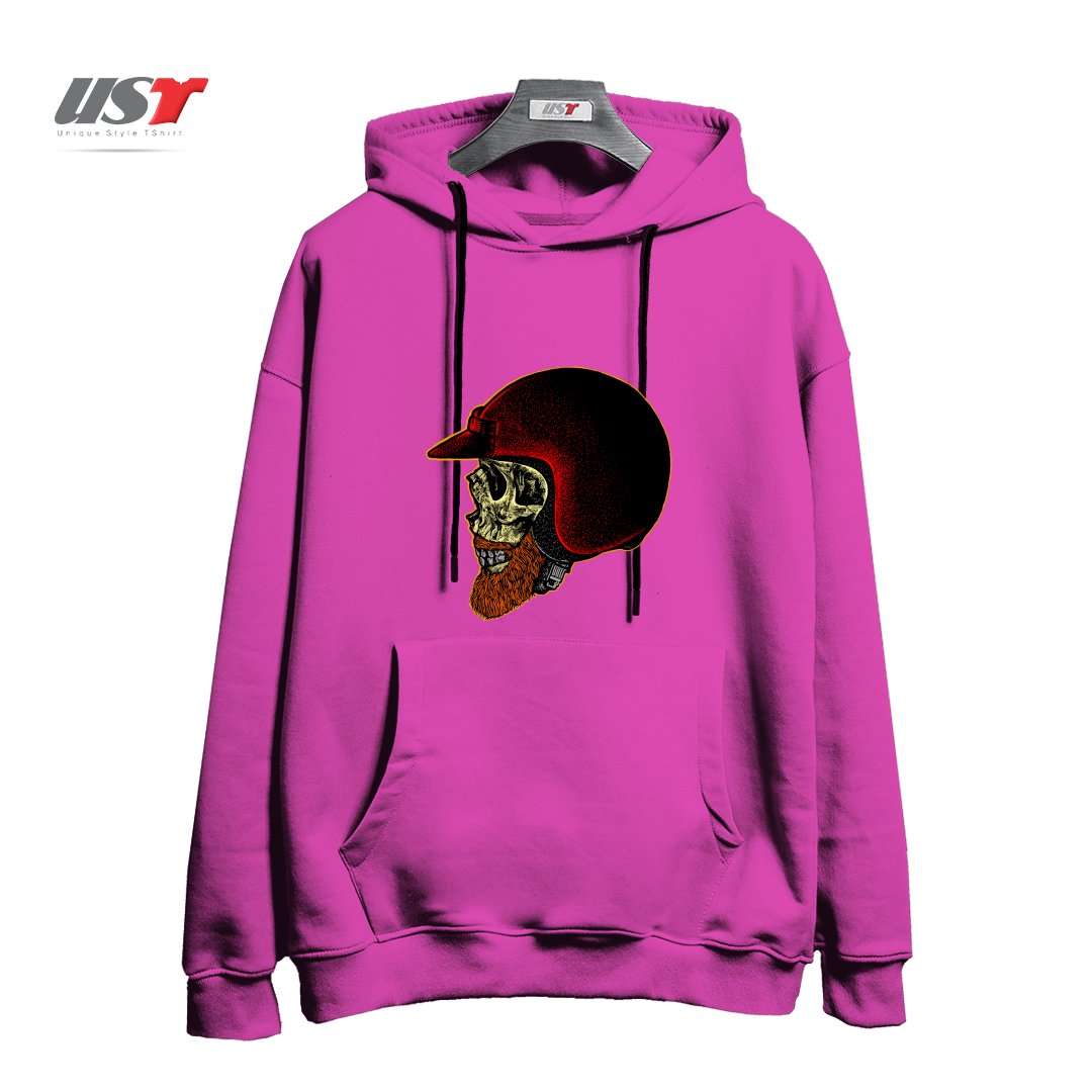 هودی اورسایز طرح MIGHTY BIKER