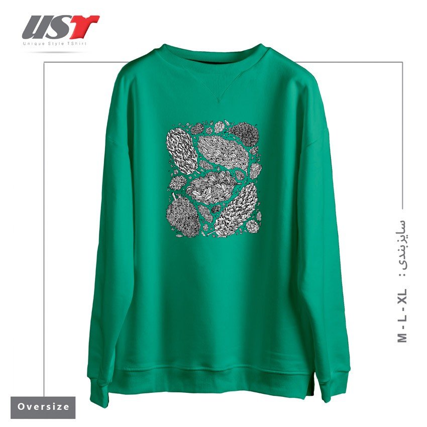 سوییشرت اورسایز طرح NUGS