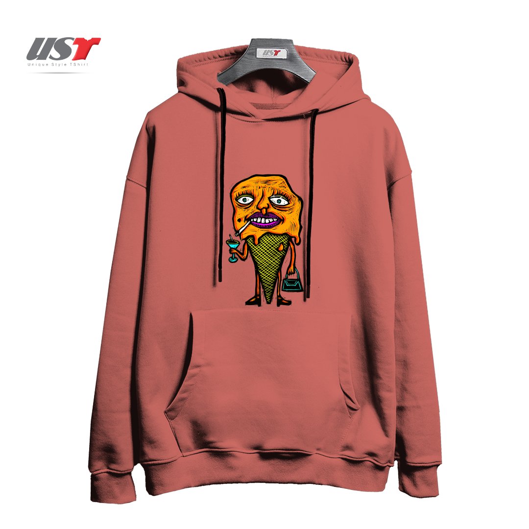 هودی اورسایز طرح ORANGE SHERBETTY